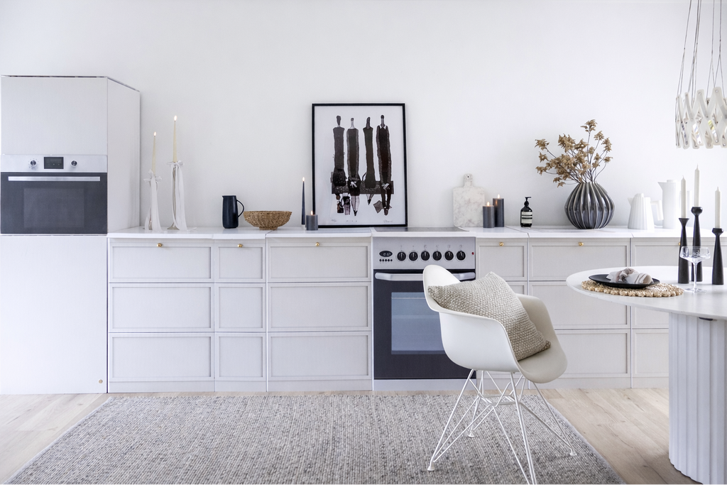 Cocina de cartón XXL – ejemplo de uso en Home Staging
