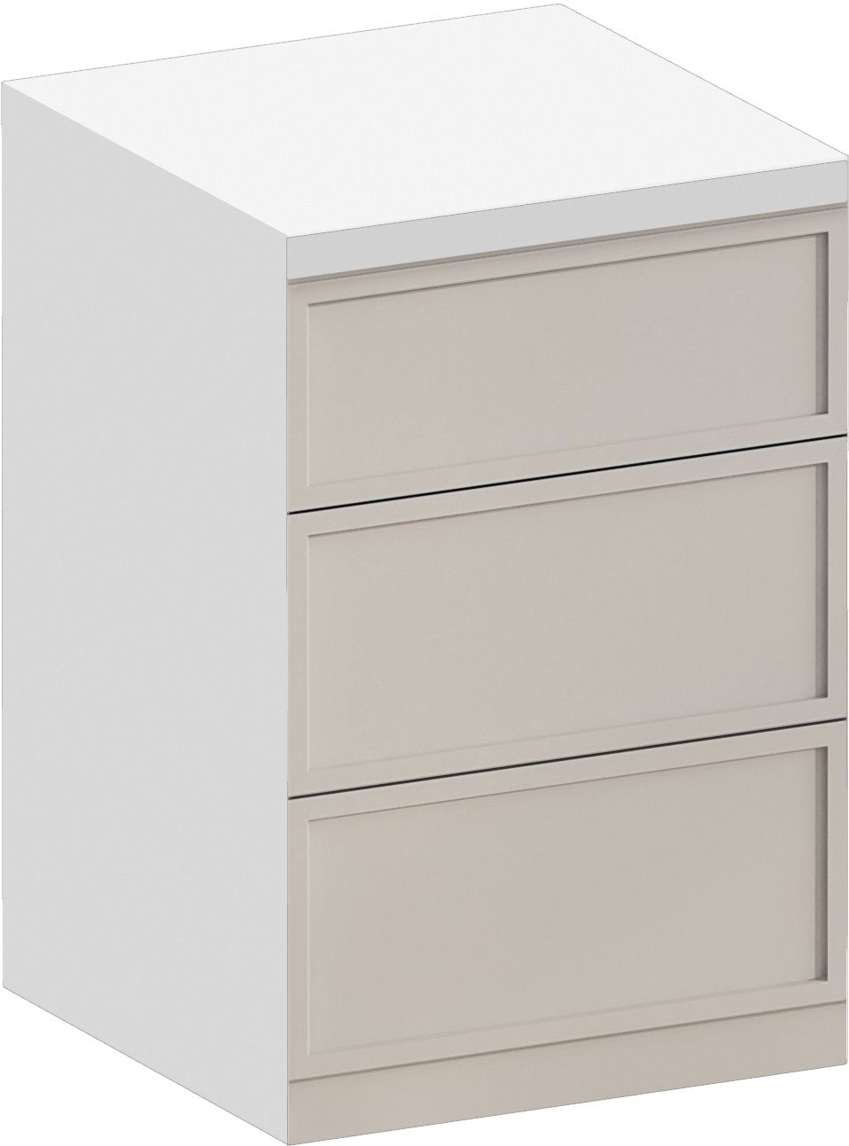 Módulo de cocina AIK beige con encimera – vista del producto