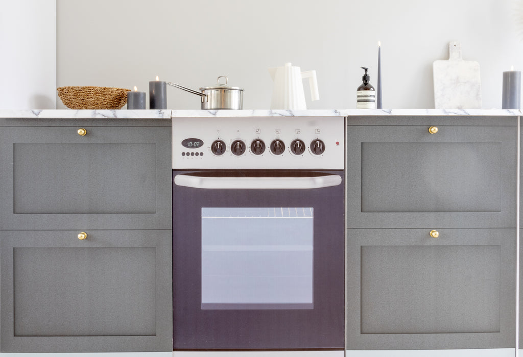 Réplica de cocina independiente LOKE para cocinas de cartón de Home Staging