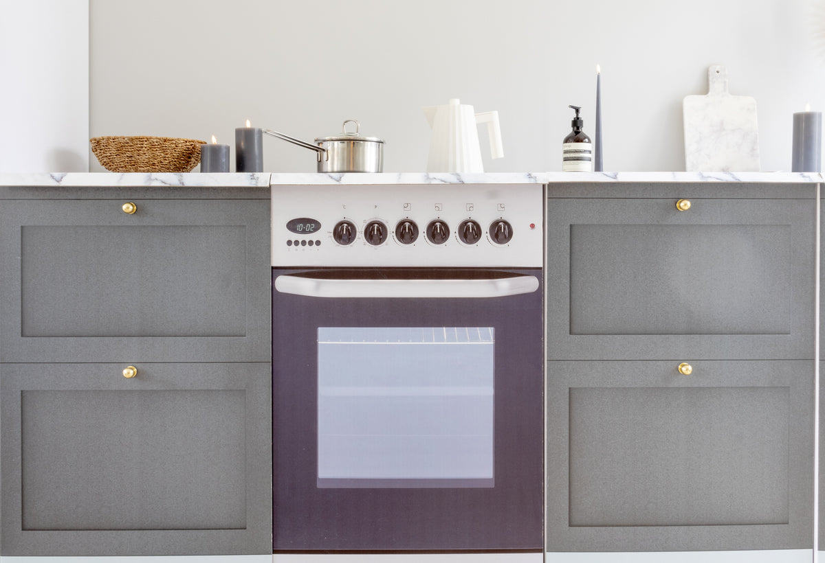 Réplica de cocina independiente LOKE para cocinas de cartón de Home Staging