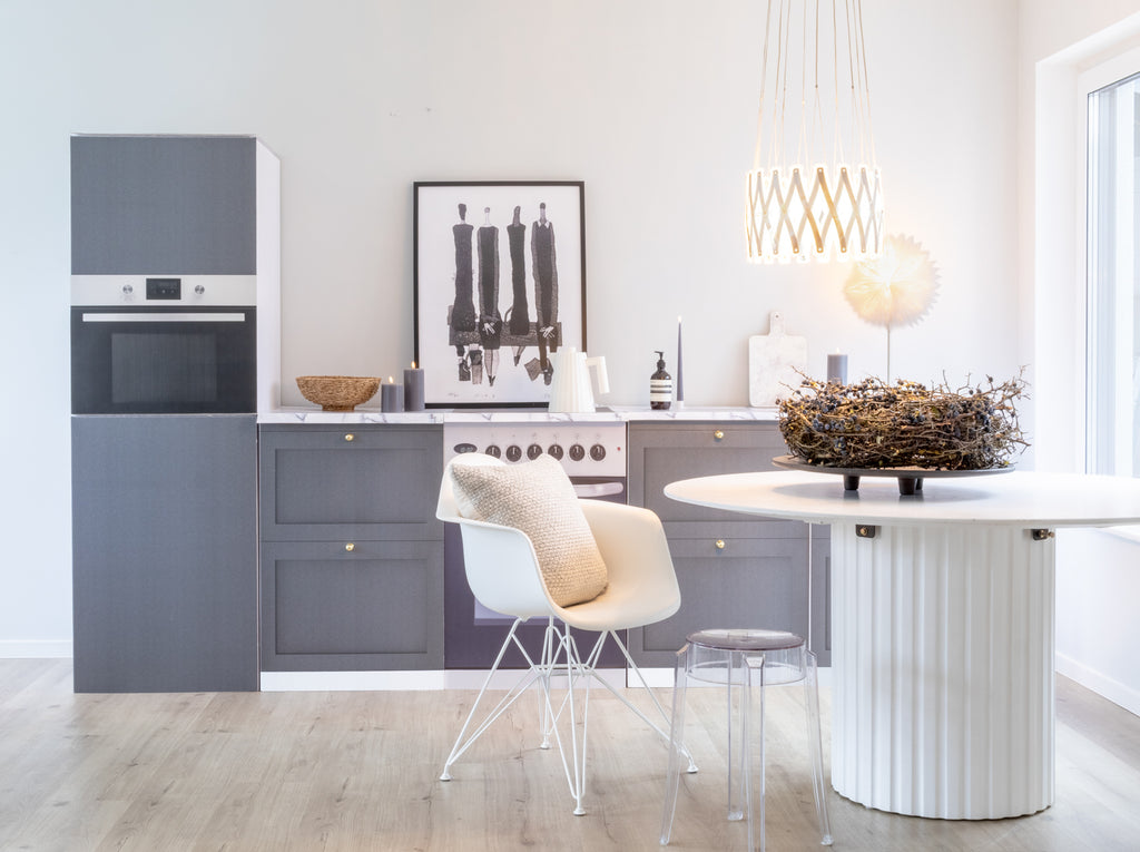 Módulo LEEVI antracita – ejemplo de uso en Home Staging