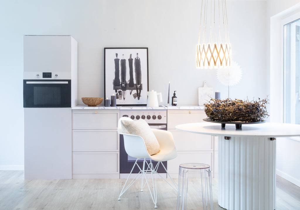 Módulo de cocina AIK en beige para Home Staging