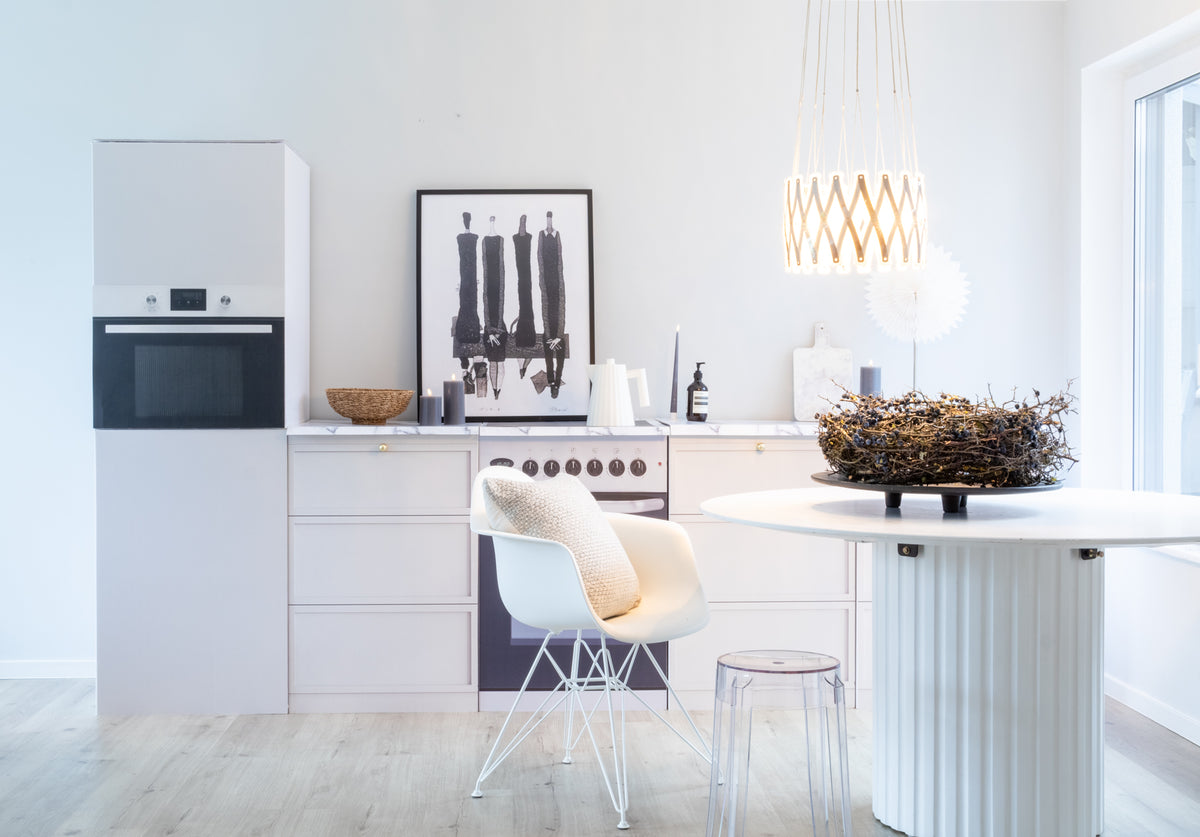 Módulo de cocina AIK en beige para Home Staging